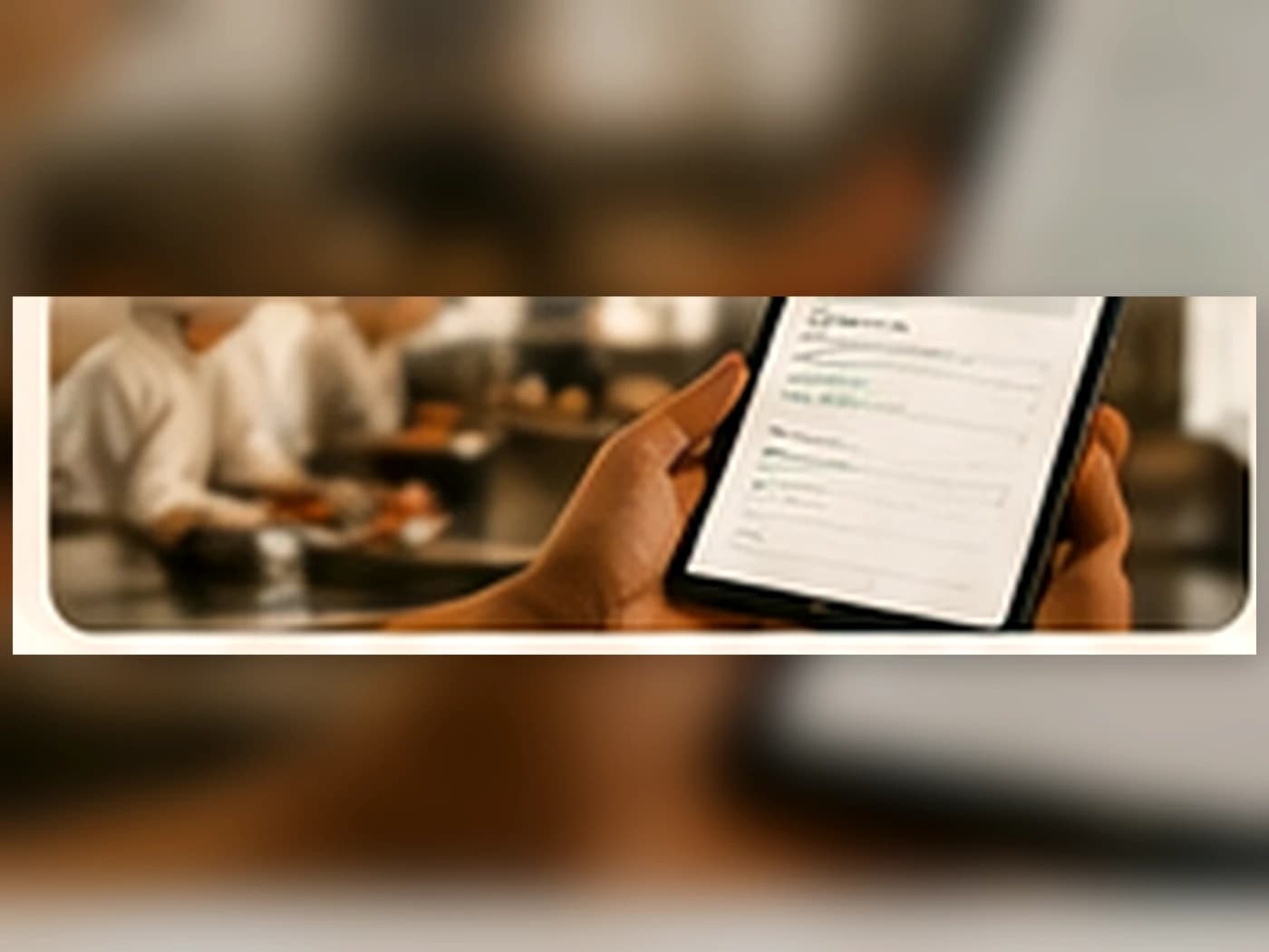 Gestionnaire consultant un dossier de conformité sur une tablette
